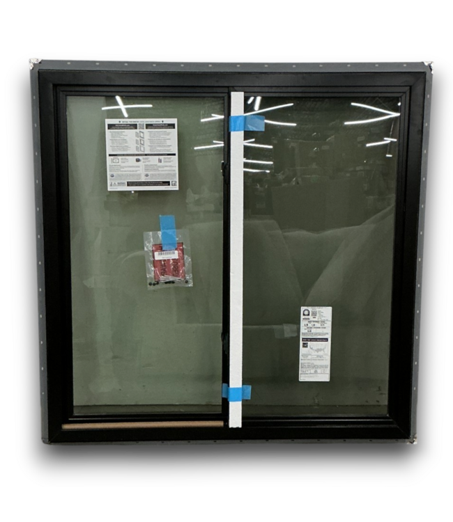 57689 48 X 48 Black Aluminum Sliding Window