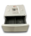 57693 White Laundry Pedestal With Storage Drawer