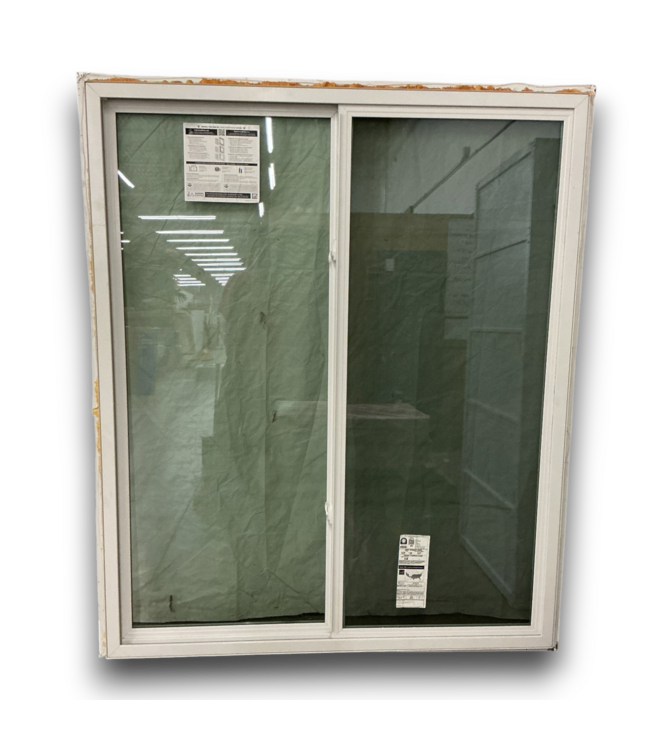 57695 59 X 71 White Aluminum Patio Door With Screen