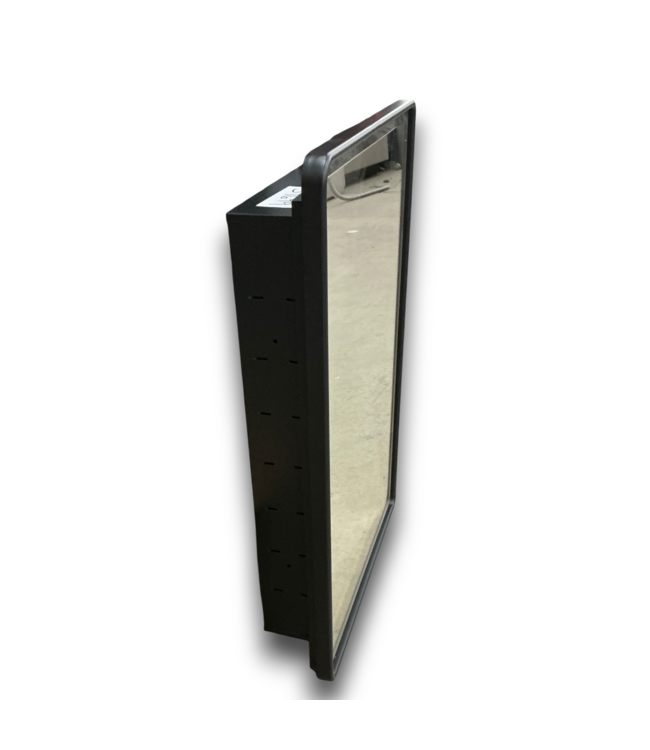 57699 Black Medicine Cabinet With Mirror