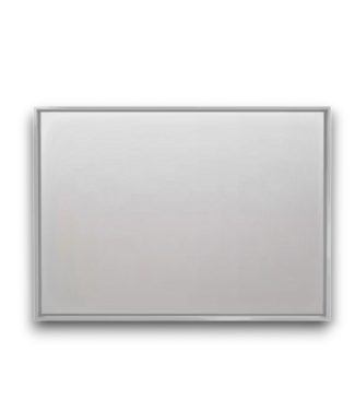 Bud's Warehouse 57714 Brushed Nickel Rectangle Aluminum Wall Mount Mirror