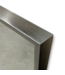 57714 Brushed Nickel Rectangle Aluminum Wall Mount Mirror