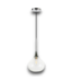 57711 Pendant Light Polished Nickel Clear Glass Drum