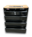 57715 1000 Series 4-drawer Rolling Black Wood Work Bench