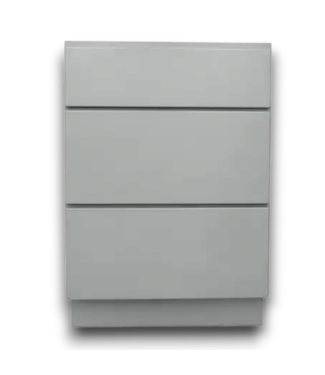 Bud's Warehouse 57722 Overlake Gray 3-drawers Drawer Base