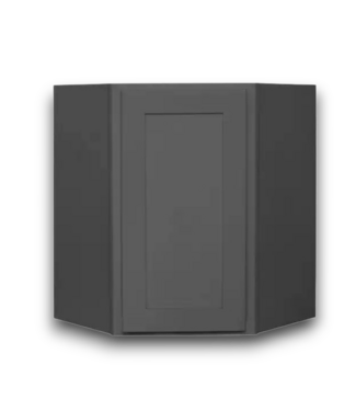 Bud's Warehouse 57725 Calder Dark Gray Diagonal Corner Wall Cabinet