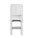 57726 White Over The Toilet Double Door Storage Cabinet