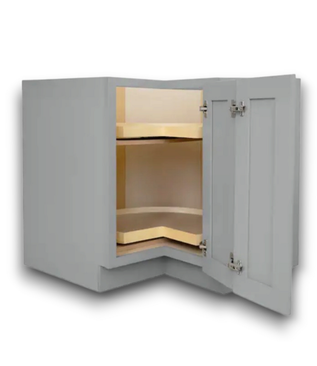 57727 Overlake Gray Lazy Susan Corner Base
