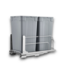 57728 Pull-out Trash Can Double 27 Qt Under Mount