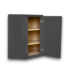 57725 Calder Dark Gray Diagonal Corner Wall Cabinet