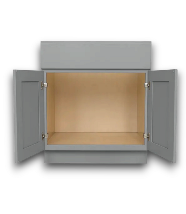 57729 Overlake Gray Sink Base Cabinet