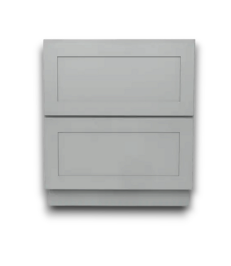 Bud's Warehouse 57733 Overlake Gray 2-drawers Draw Base