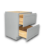 57733 Overlake Gray 2-drawers Draw Base