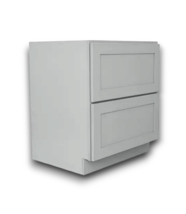 57733 Overlake Gray 2-drawers Draw Base