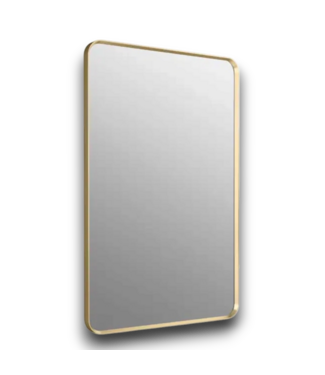 Bud's Warehouse 57734 Essential Rectangle Brushed Gold Framed Mirror