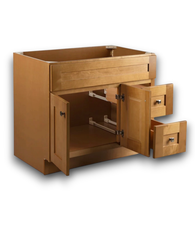 57736 36'' Modern Birch Bathroom Vanity Base Cabinet