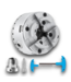 57739 Kp@-3/4 Lathe Chuck 4-jaw Machine Accessories