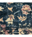 57738 Blue Floral Area Rug Machine Washable