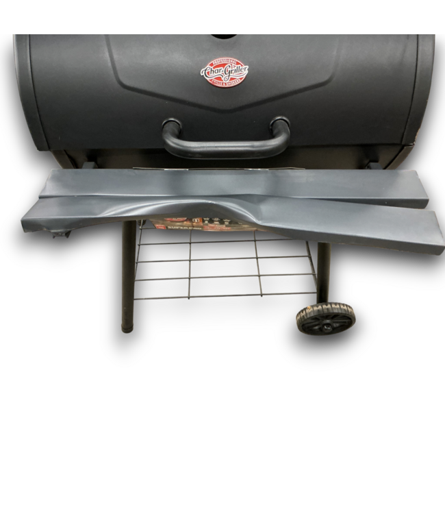 57743 30'' Super Pro Charcoal Grill Black Barrel Grill