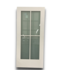 57764 36x 80 White Full Glas Exterior Door Slab