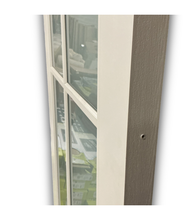 57764 36x 80 White Full Glas Exterior Door Slab