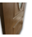 57766 36 X 80 Brown Decorative Oval Glass Exterior Door