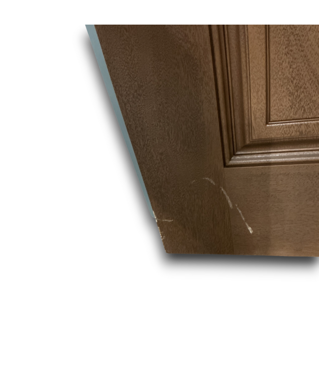 57767 36 X 80 Brown 2 Panel Exterior Door Slab