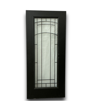 Bud's Warehouse 57769 36 X 80 Black Full Glass Exterior Door Slab