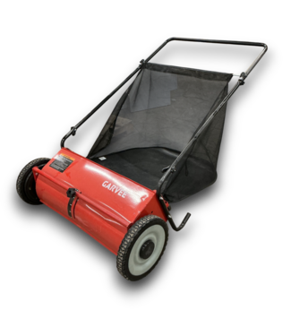 Bud's Warehouse 57771 Heavy Duty Orange Push Lawn Sweeper