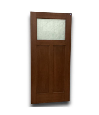 Bud's Warehouse 57779 36 X 80 Brown 1/3 Obscure Light Exterior Door Slab