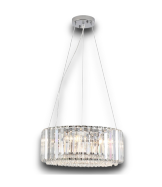 Bud's Warehouse 57780 5-light Modern Crystal Drum Chandelier