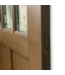57782 36 X 80 Brown 1/3 Light Exterior Door Slab