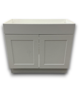 Bud's Warehouse 57784 Light Gray Bathroom Vanity Base Only