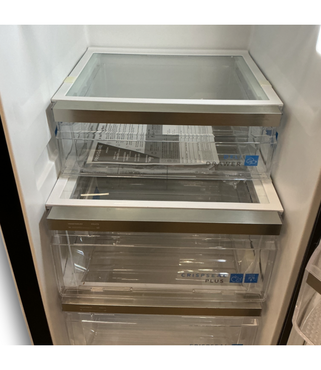 57773 Gallery Black Stainless Side-by-side Refrigerator With Ice Maker