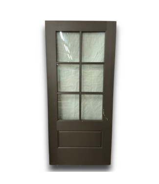 Bud's Warehouse 57778 36 X 80 Grey 2/3 Light Exterior Door Slab