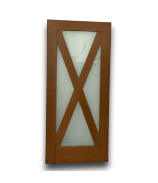 Bud's Warehouse 57788 36 X 80 Light Brown Full Glass Exterior Door Slab
