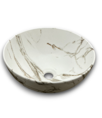 Bud's Warehouse 57795 White Ceramic Matte Finish Bathroom Sink