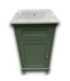 57802 Lambert Basil Green Bathroom Vanity With White Vitreous China Top