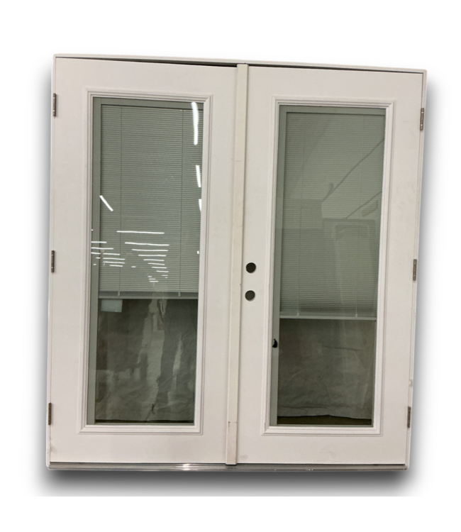 57806 72 X 80 White Prehung Franchise Doors & Blinds