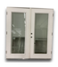 57806 72 X 80 White Prehung Franchise Doors & Blinds