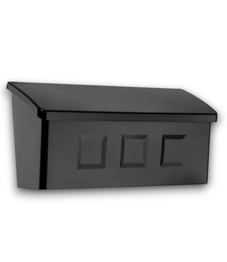 Bud's Warehouse 57807 Wayland Metal Small Black Mailbox