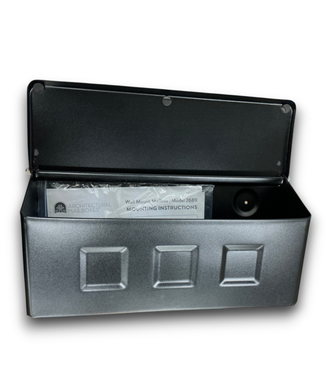 57807 Wayland Metal Small Black Mailbox