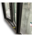 57808 95 X 79 Black Prehung French Doors With Side Light
