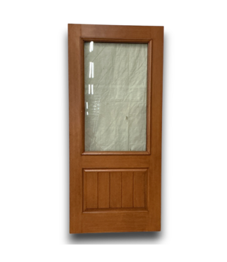 Bud's Warehouse 57809 36 X 80 Mahogany Grain 2/3 Light Exterior Door