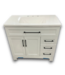 57811 Cauley True White Bathroom Vanity With White Cultured Marble Top