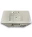 57811 Cauley True White Bathroom Vanity With White Cultured Marble Top