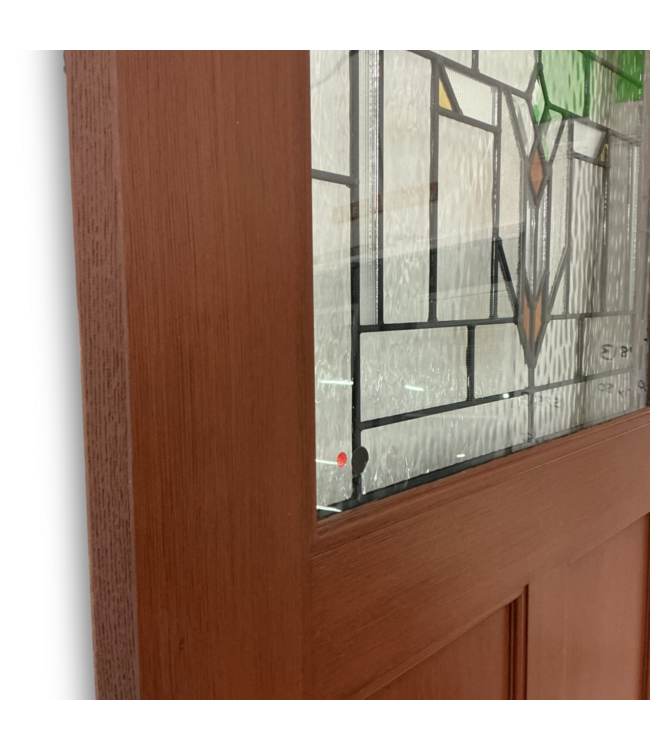 57818 36 X 80 Autum Harvest 1/3 Light Exterior Door
