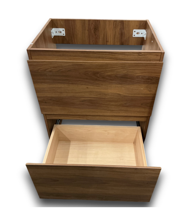 57822 Dark Brown Freestanding Vanity Without Top