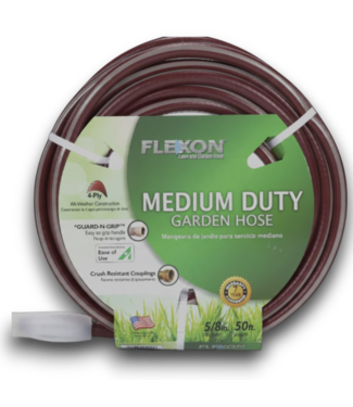 Bud's Warehouse 57826 50’ Medium Duty Red Garden Hose