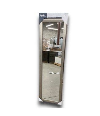 Bud's Warehouse 57816 Silver Framed Full Length Door Mirror